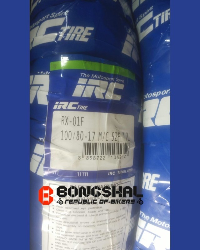 IRC Tyre Front 100/80-17