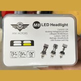 M8 LED Headlight :DC12V-24V 3200 LM