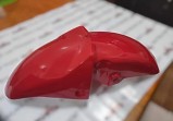 Suzuki Gixxer 155 Red Color Front Mudguard