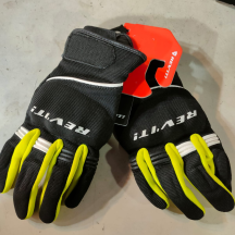Revit Motorcycle Riding Gloves Yellow Black