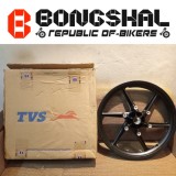 Front Wheel Rim Apache RTR 160 4V Xconnect Non ABS, ALLY WHL 1 85 17 6 DSC FR BLK N9111100