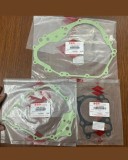 Gasket 3 Piece Set GSXR 150 Indo, GASKET, MAGNETO COVER 11483-12K00-000, GASKET, CLUTCH COVER 11482-12K00-000, GASKET CYLINDER(NA) 11241-12K00-000