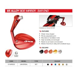 Rcb Aftermarket S5 Alloy Side Mirror looking glass