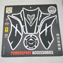 MT-15 Carbon Black Tank Pad Sticker