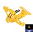 R15 v3 Universal Number Plate Stand (Black/ Golden)