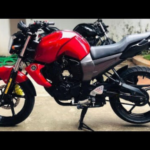 TANK SIDE COVER PANEL SET (LH+RH)-YAMAHA FZ Red