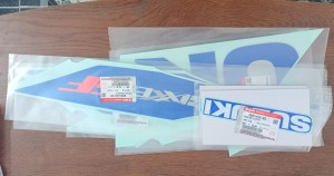 Suzuki Gixxer Sf Special edition Silver Blue Full Set Body Sticker Original