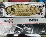 GearX X Ring Racing Motorcycle Chain (Gold), 128 Link/ 132 Link/ 136 Link